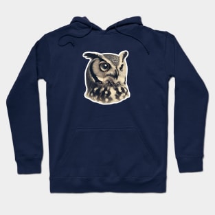 Monocle Owl Hoodie